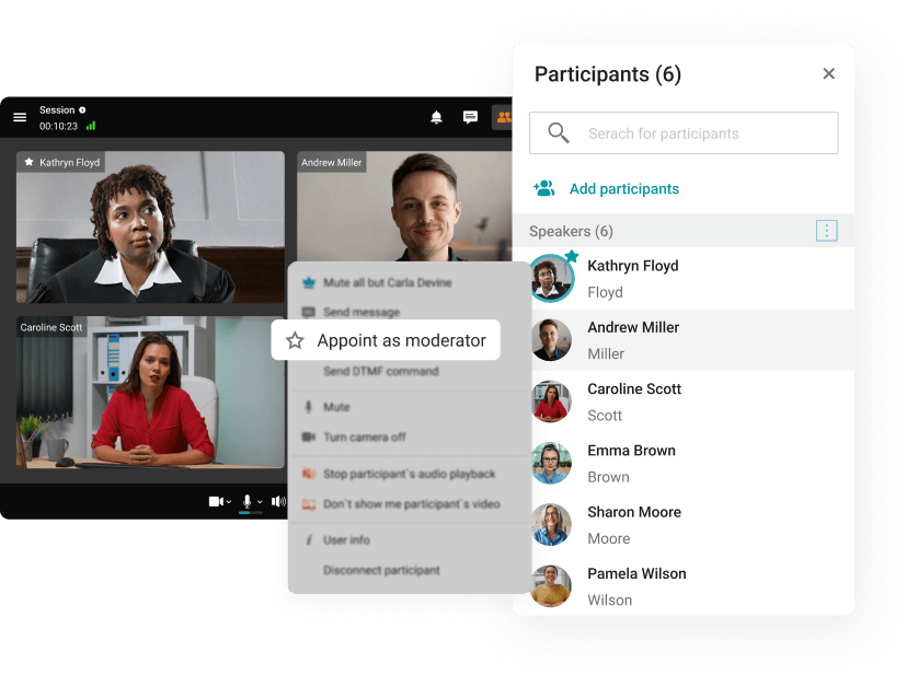 Moderation of Online Meetings