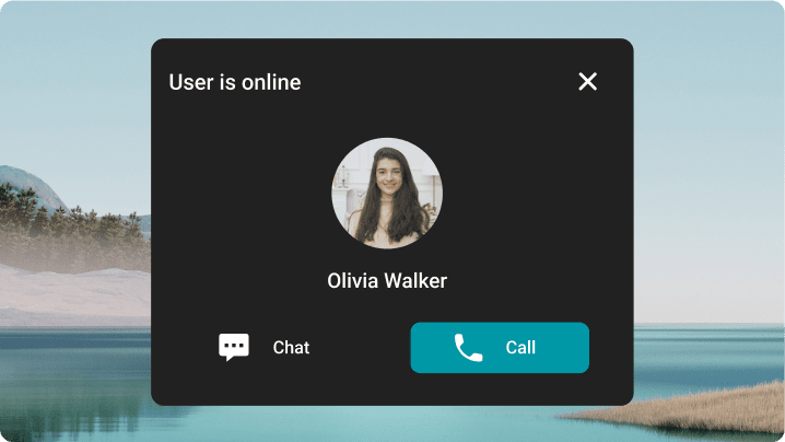 Notification of the User's Appearance Online
