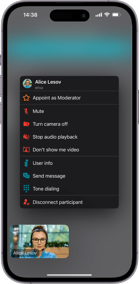 Take Full Control of Every Meeting in the TrueConf app for iOS