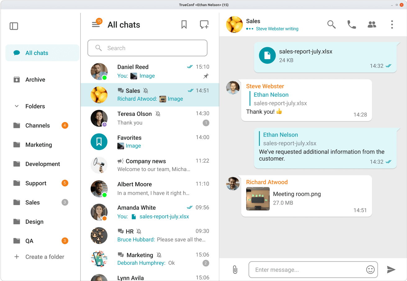 Team messaging