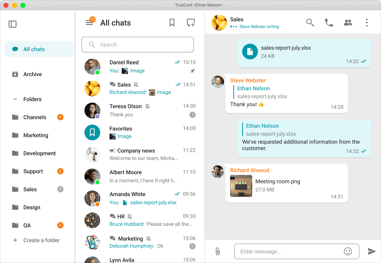 Team messaging
