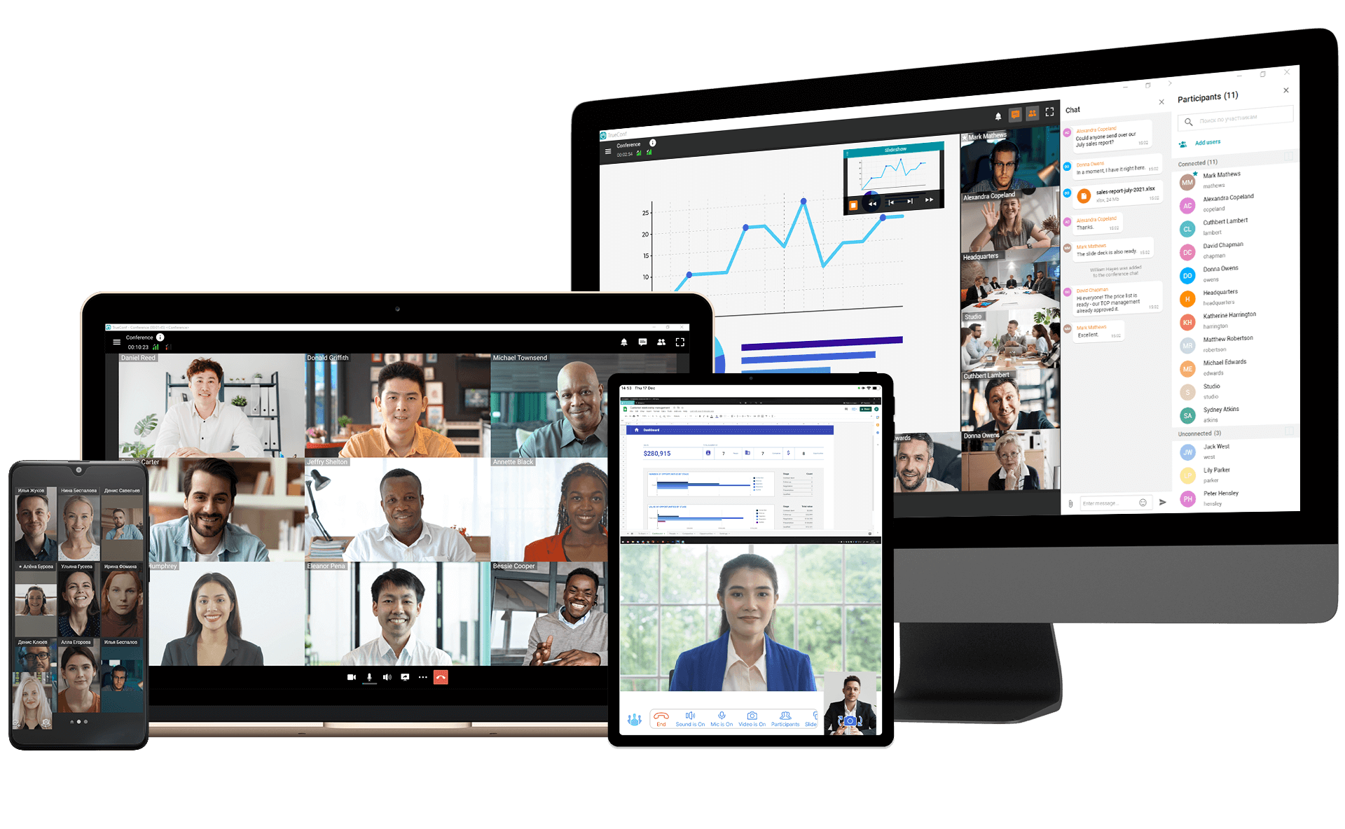 Join a meeting in TrueConf