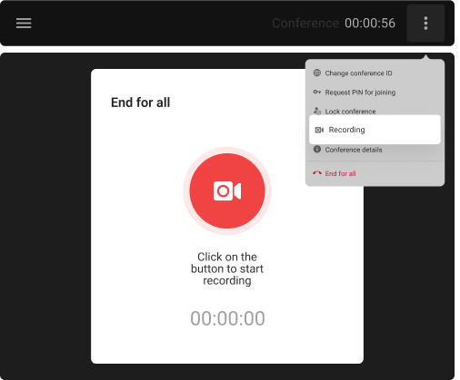 Recording of Video Meetings