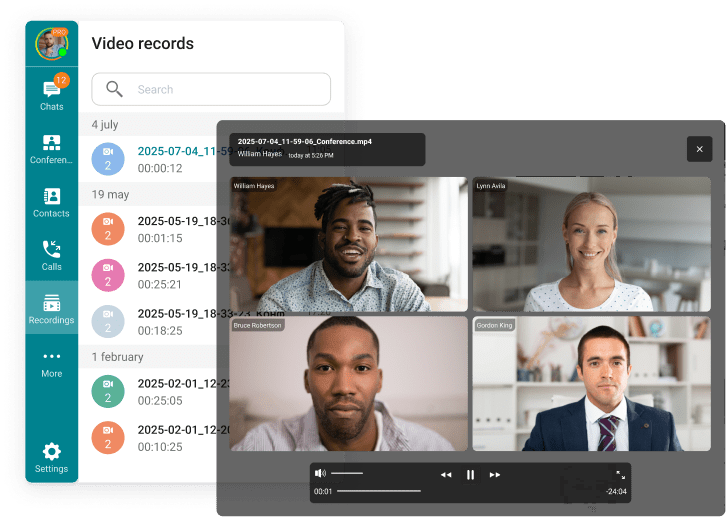 Built-in Document and Media Viewer