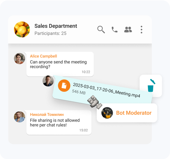 Group Chat Moderator
